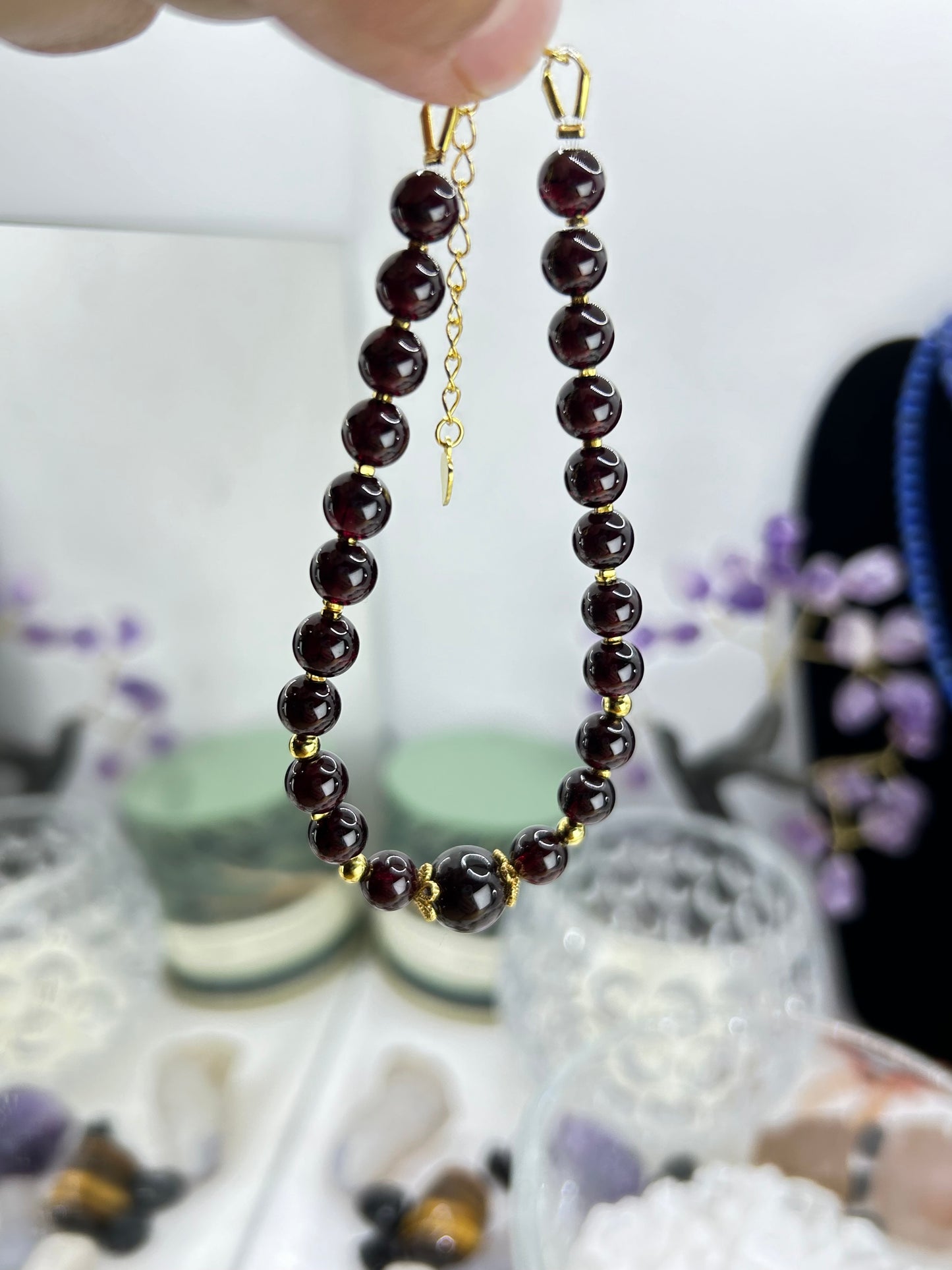 Red garnet bracelet