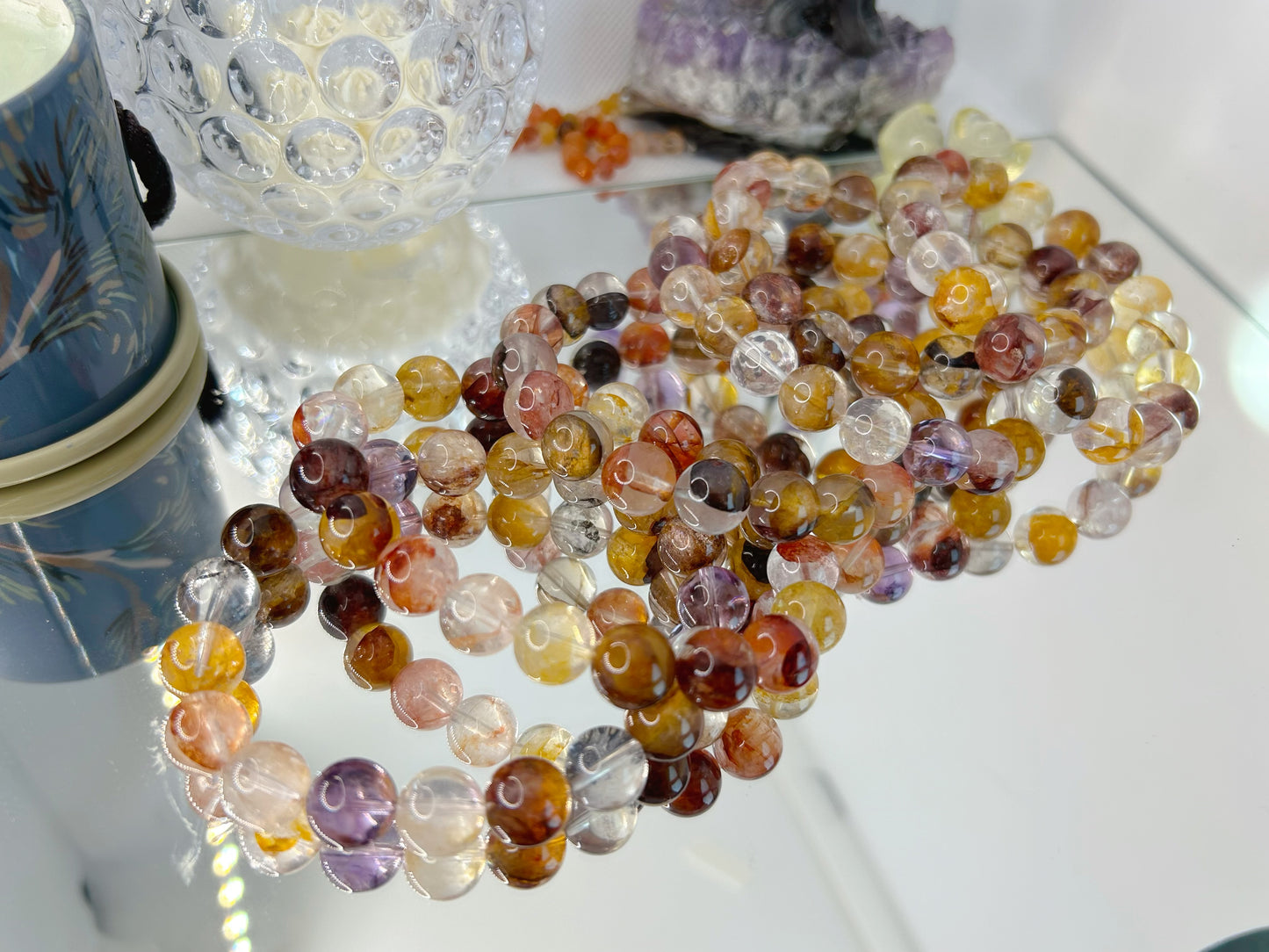 Hematoid Quartz bracelet