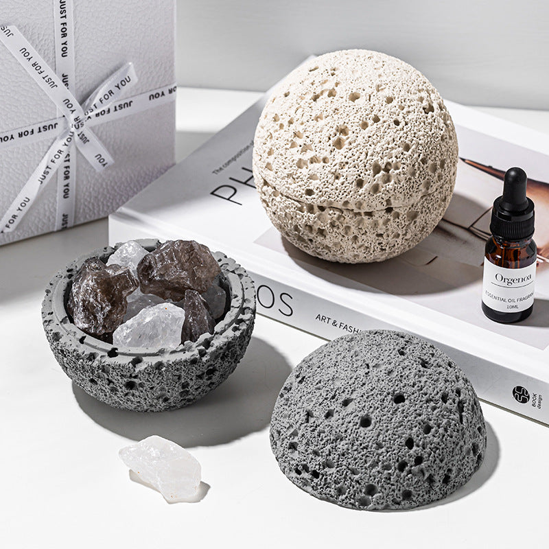 Flameless aromatherapy natural crystal diffuser