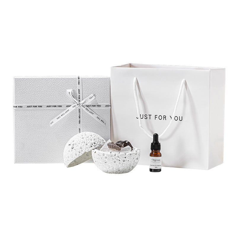 Flameless aromatherapy natural crystal diffuser