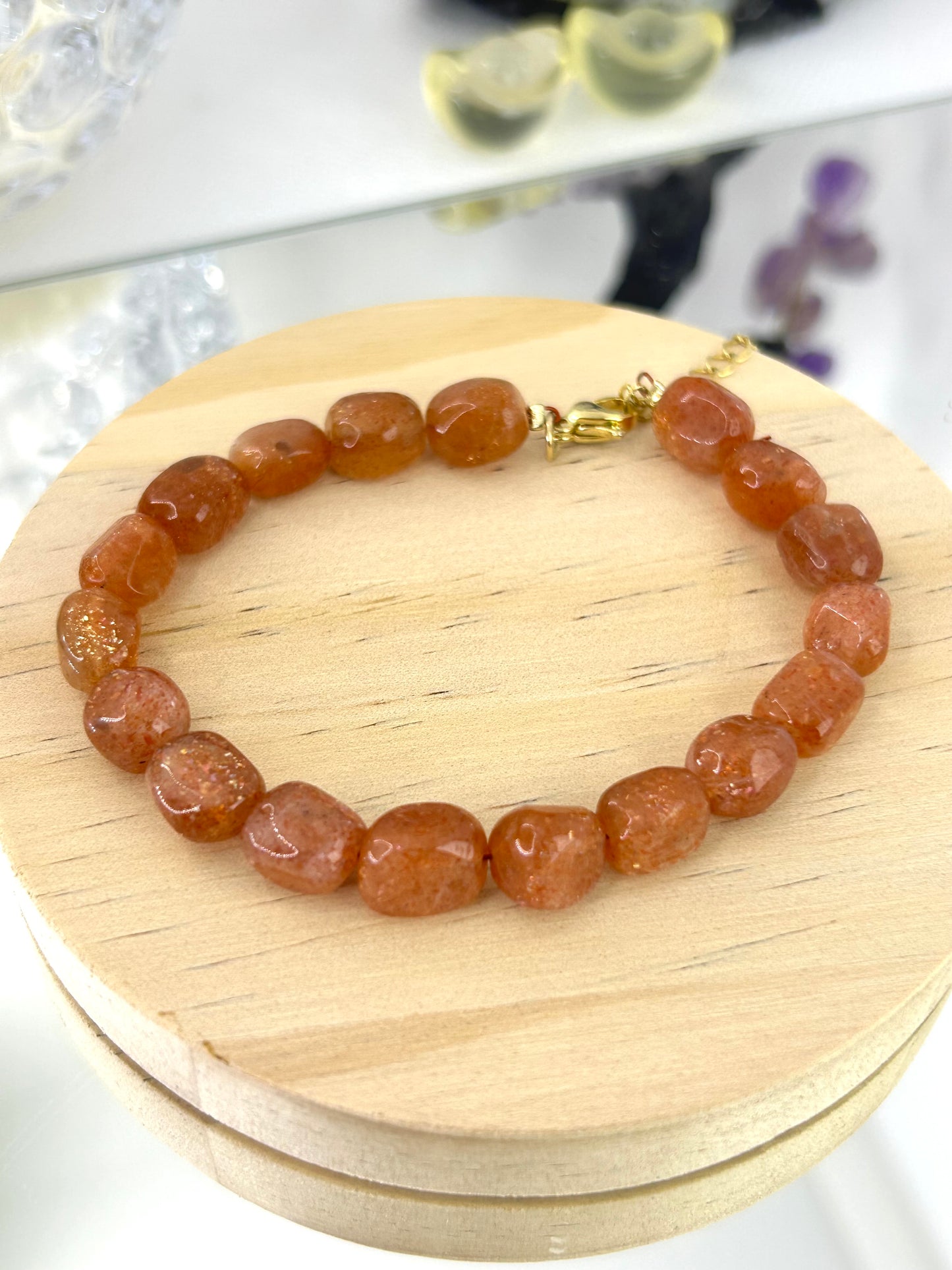 Sunstone candy bracelet