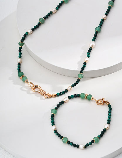 Malachite necklace