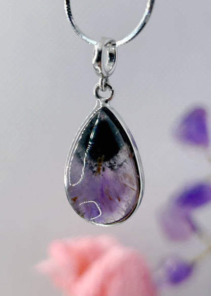 Natural auralite pendant