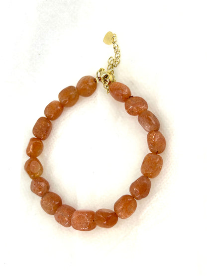 Sunstone candy bracelet