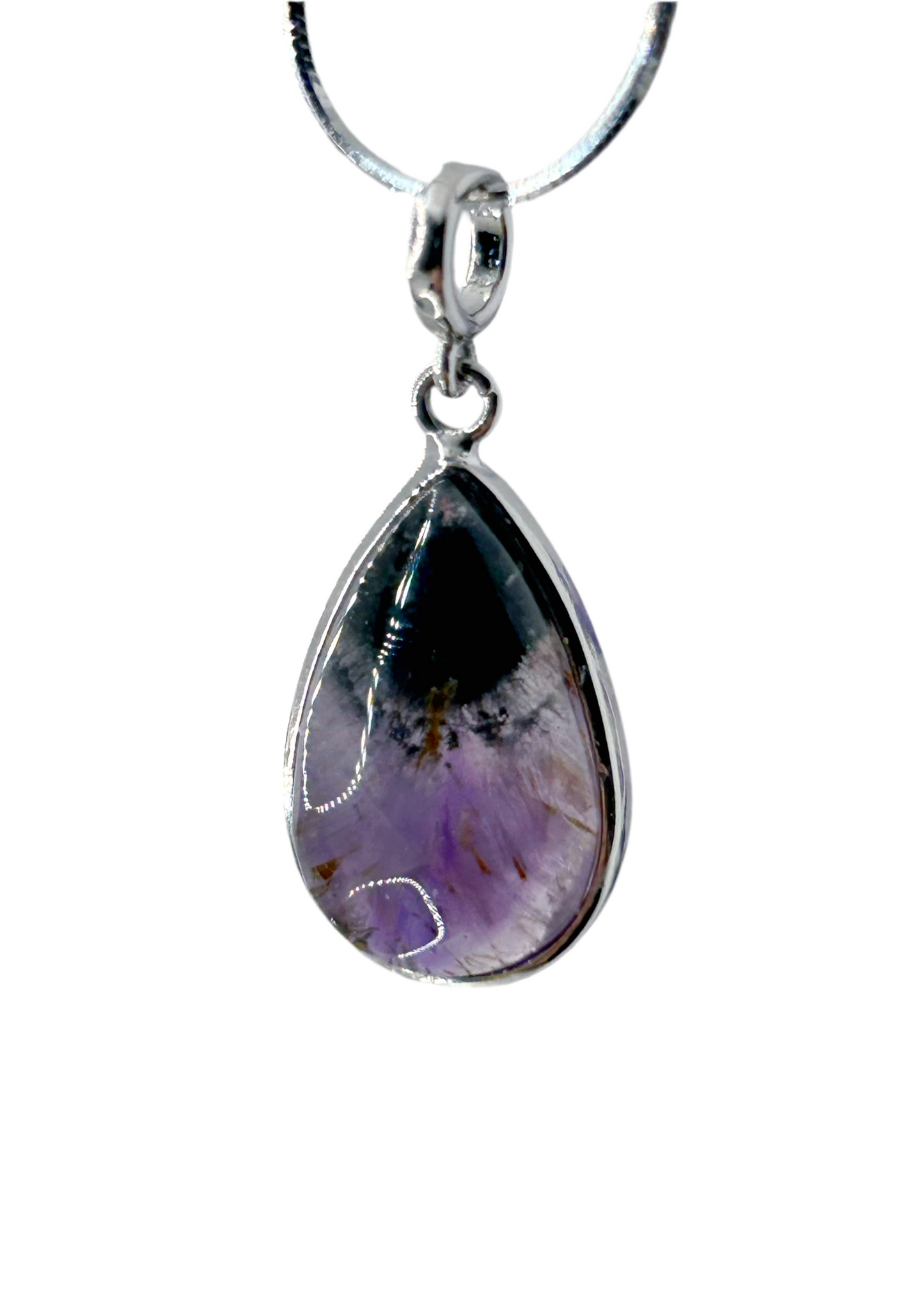 Natural auralite pendant