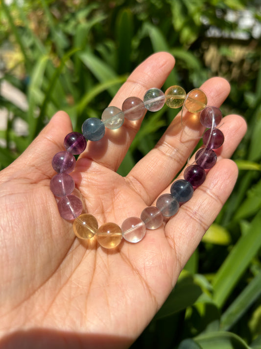 Gradient Fluorite bracelet