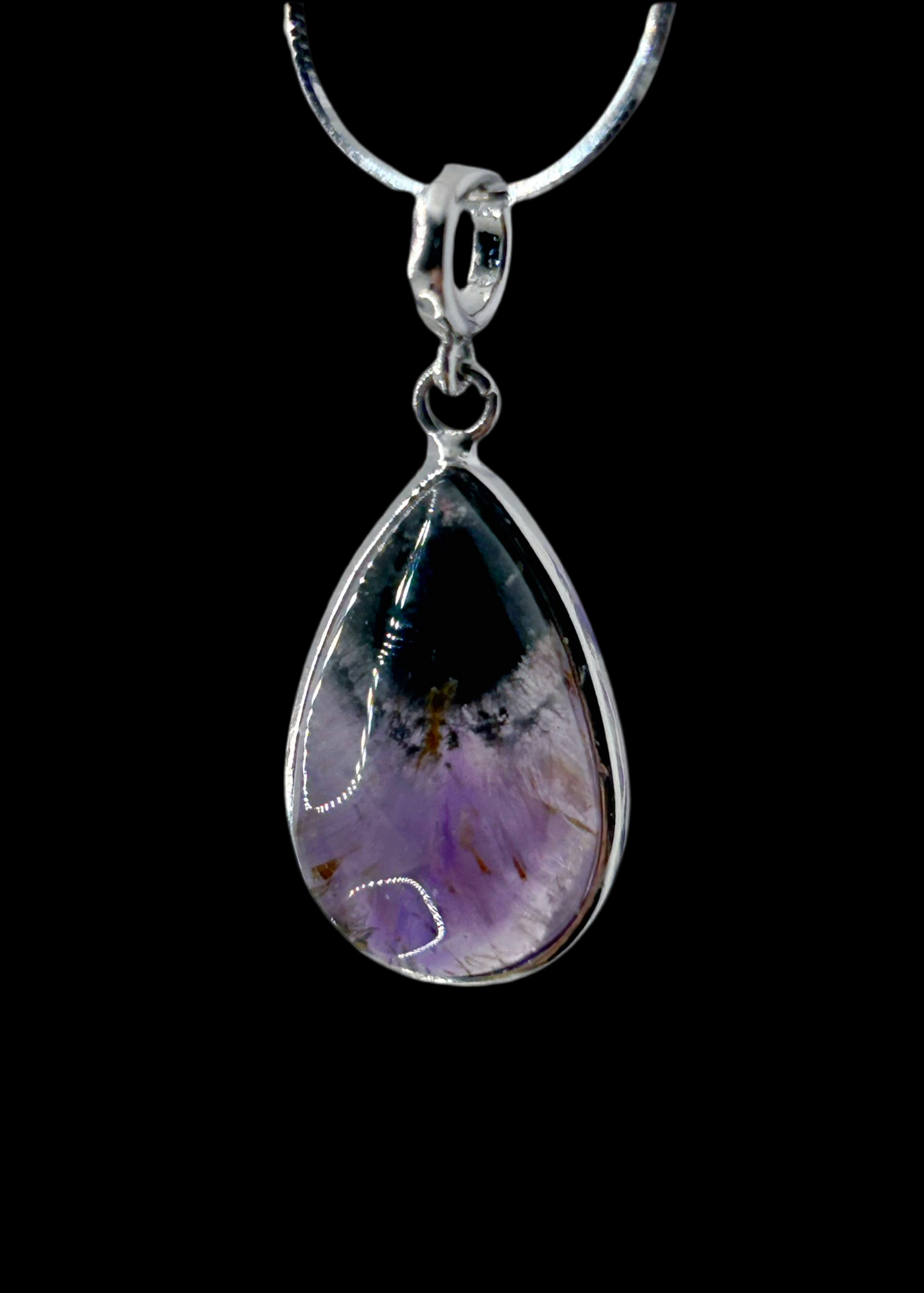 Natural auralite pendant