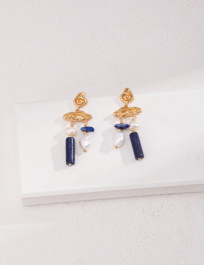 Lapis earring