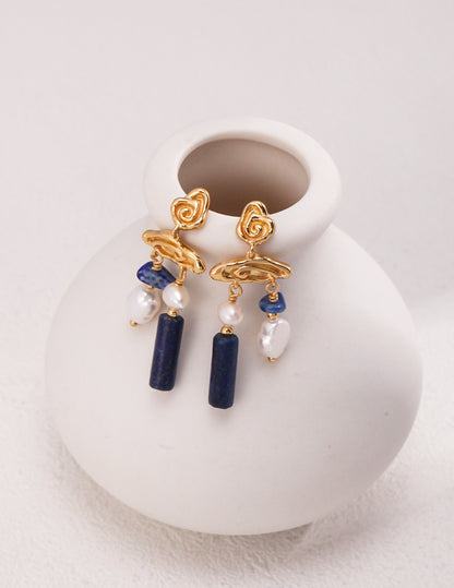 Lapis earring