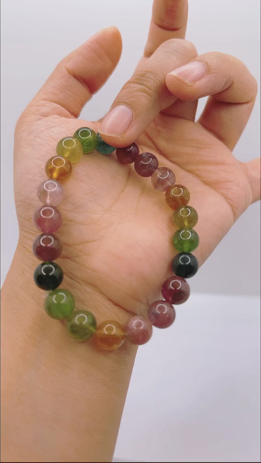 Genuine tourmaline bracelet